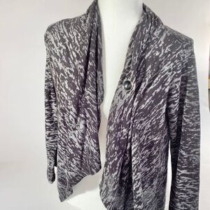Bobeau black heathered cardigan